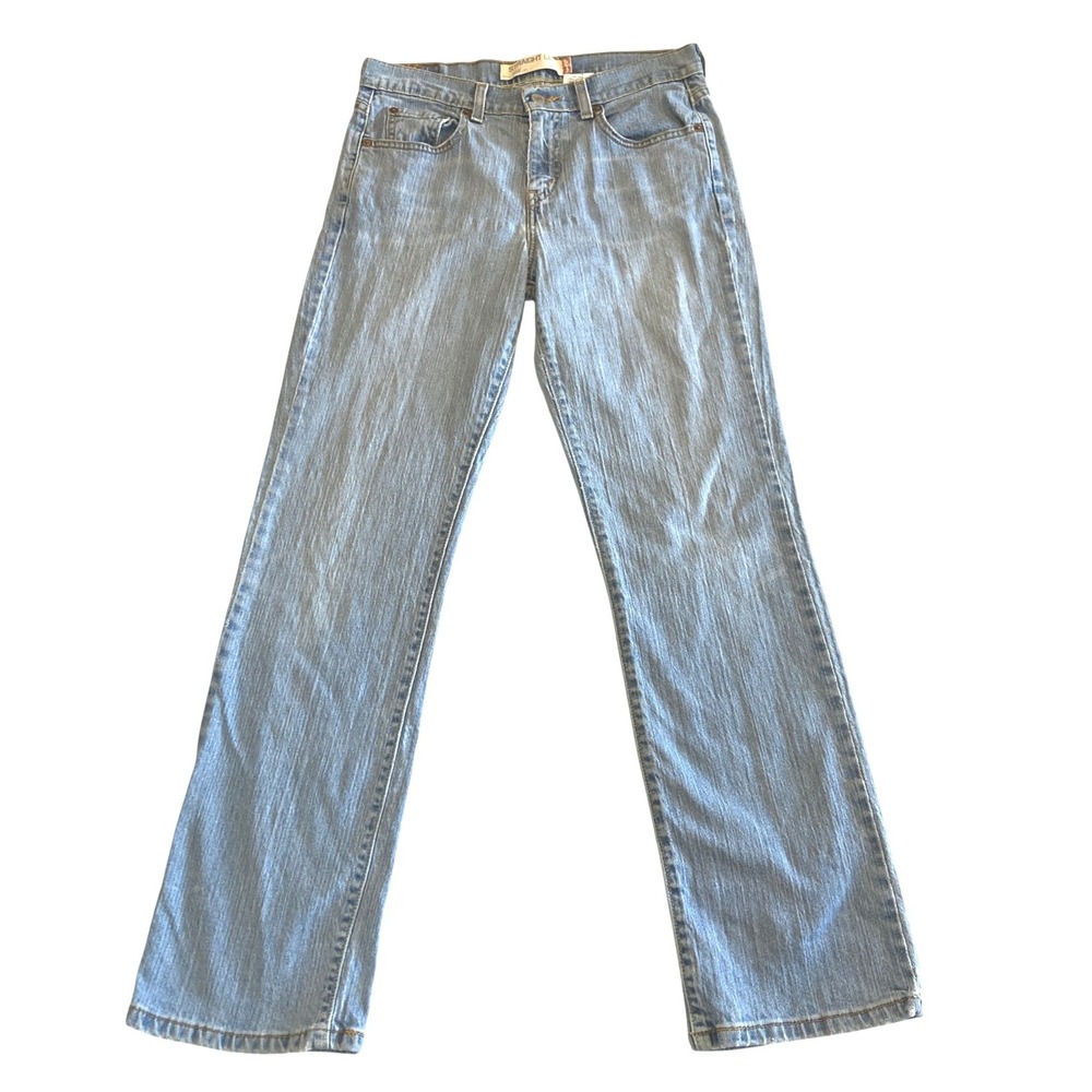 Vintage Levis 505 Straight Leg Jeans Womens 6S Light Wash Blue Denim